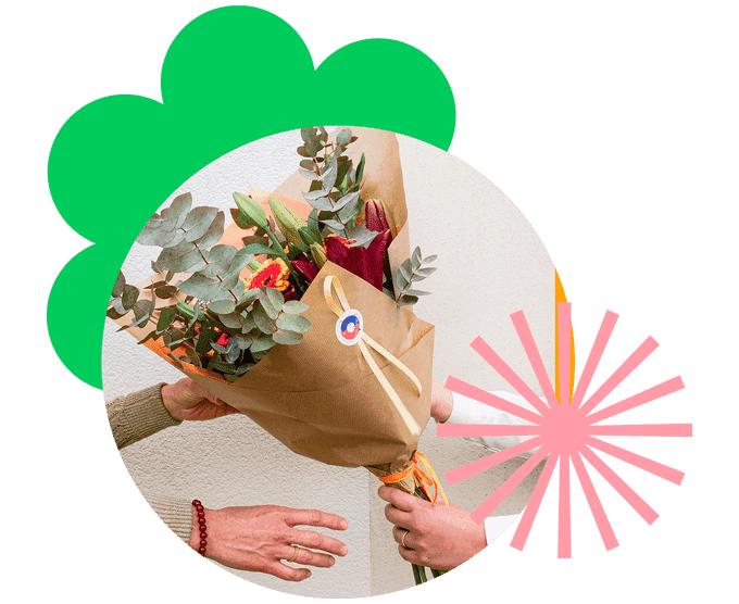 Servizio di consegna a domicilio di bouquet di fiori